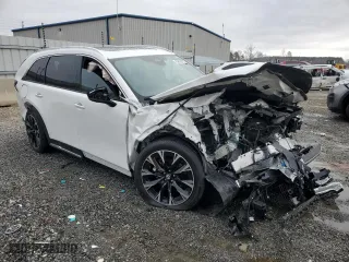 2024 Mazda CX-90 PHEV Premium Plus with VIN JM3KKEHA0R1141176, listed as a Copart auction lot 43852955 with 18,827 mi miles and Salvage Title. Bid and sale history available at carsss.com. Image 4.
