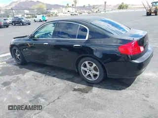 2003 Infiniti G35 z VIN JNKCV51E73M319199, wystawiony jako IAAI lot #41953183 z przebiegiem 182 240 mil mil oraz . Historia ofert i sprzedaży dostępna na DreamBid. Obrazek 3.