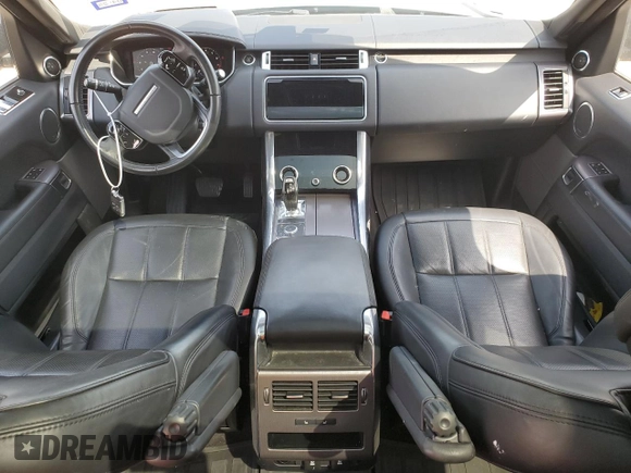 2018 Land Rover Range Rover Sport HSE with VIN SALWR2RVXJA401313, listed as a Copart auction lot 53058005 with 62,671 mi miles and Salvage Title. Bid and sale history available at DreamBid. Image 8.