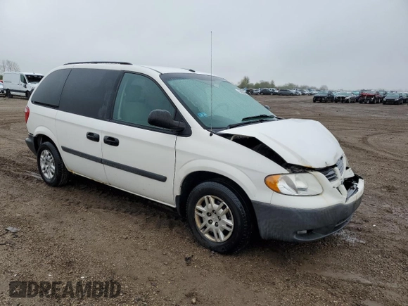 2007 Dodge Caravan SE z VIN 1D4GP25E57B258607, wystawiony jako Copart lot #54958755 z przebiegiem 183 488 mil mil oraz Szkoda całkowita • Salvage title. Historia ofert i sprzedaży dostępna na DreamBid. Obrazek 4.