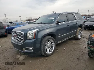 2019 GMC Yukon Denali with VIN 1GKS2CKJ3KR378827, listed as a Copart auction lot 45002325 with 74,283 mi miles and Salvage Title. Bid and sale history available at carsss.com. Image 1.