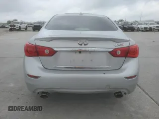 2015 Infiniti Q50 with VIN JN1BV7AP6FM342670, listed as a Copart auction lot 50789215 with 121,117 mi miles and Salvage Title. Bid and sale history available at DreamBid. Image 6.