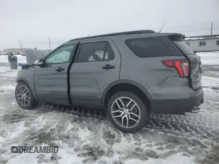 2018 Ford Explorer Sport z VIN 1FM5K8GT4JGC07574, wystawiony jako Copart lot #45888085 z przebiegiem Nie podano mil oraz Szkoda całkowita • Salvage title. Historia ofert i sprzedaży dostępna na DreamBid. Obrazek 2.