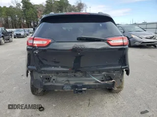 2016 Jeep Cherokee Limited with VIN 1C4PJLDS9GW355359, listed as a Copart auction lot 83617504 with 0 mi miles and Salvage Title. Bid and sale history available at carsss.com. Image 6.
