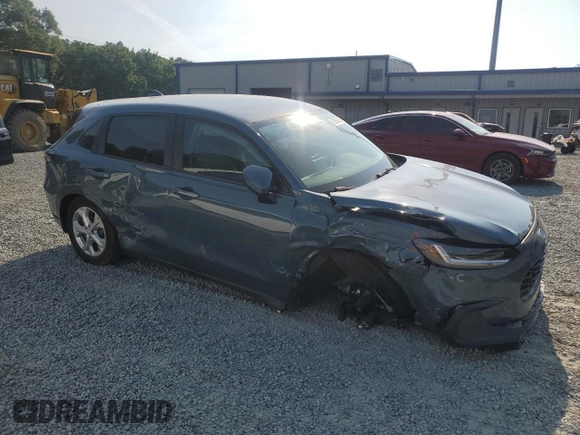 2023 Honda HR-V LX with VIN 3CZRZ1H3XPM730839, listed as a Copart auction lot 62086165 with 17,176 mi miles and Salvage title. Bid and sale history available at DreamBid. Image 4.