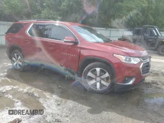 2020 Chevrolet Traverse LT z VIN 1GNERHKW4LJ273654, wystawiony jako Copart lot #56633975 z przebiegiem 69 561 mil mil oraz Szkoda całkowita • Salvage title. Historia ofert i sprzedaży dostępna na DreamBid. Obrazek 4.
