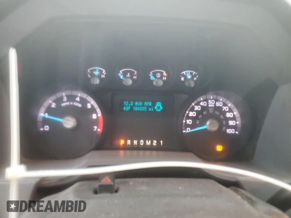 2014 Ford F-250 XL with VIN 1FT7W2A6XEEA57568, listed as a Copart auction lot 44925355 with 184,005 mi miles and Salvage title. Bid and sale history available at DreamBid. Image 9.