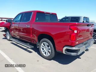 2023 Chevrolet Silverado 1500 LTZ with VIN 1GCUDGE85PZ190638, listed as a IAAI auction lot 41829532 with 15,418 mi miles and . Bid and sale history available at DreamBid. Image 3.