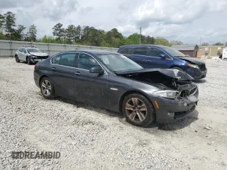 2011 BMW 5 Series 528i with VIN WBAFR1C51BDS36663, listed as a Copart auction lot 51995635 with 112,132 mi miles and Salvage Title. Bid and sale history available at carsss.com. Image 4.