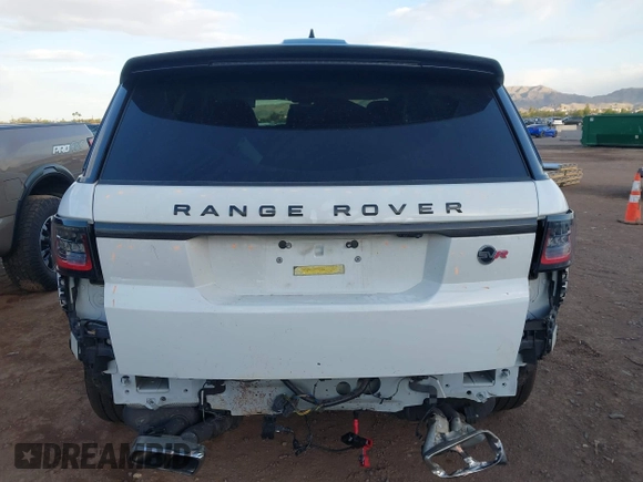 2022 Land Rover Range Rover Sport SVR with VIN SALWZ2RE1NA236189, listed as a IAAI auction lot 41950258 with 46,214 mi miles and . Bid and sale history available at DreamBid. Image 17.