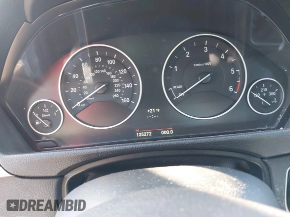 2014 BMW 3 Series 328d xDrive with VIN WBA3D5C57EKX98964, listed as a IAAI auction lot 41395268 with 135,272 mi miles. Bid and sale history available at carsss.com. Image 7.