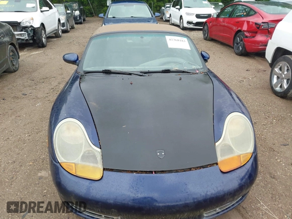 2002 Porsche Boxster with VIN WP0CA29822U622397, listed as a IAAI auction lot 42368183 with 189,696 mi miles and . Bid and sale history available at DreamBid. Image 13.