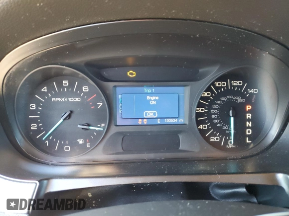 2014 Ford Edge SEL with VIN 2FMDK3J96EBA03013, listed as a Copart auction lot 46325025 with 130,534 mi miles and Salvage Title. Bid and sale history available at carsss.com. Image 9.