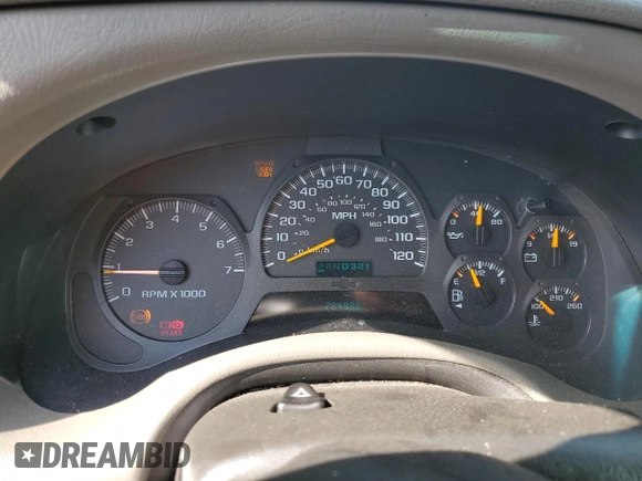 2003 Chevrolet TrailBlazer LS with VIN 1GNDS13SX32140300, listed as a Copart auction lot 48967135 with 284,988 mi miles and Salvage Title. Bid and sale history available at carsss.com. Image 9.