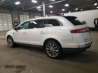 2012 Lincoln MKT EcoBoost with VIN 2LMHJ5AT7CBL55076, listed as a Copart auction lot 86120444 with 148,387 mi miles and Salvage Title. Bid and sale history available at DreamBid. Image 2.