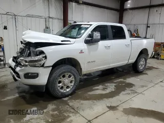 2024 Ram 2500 Laramie with VIN 3C6UR5FL3RG366704, listed as a Copart auction lot 44265155 with Not provided miles and Salvage title. Bid and sale history available at DreamBid. Image 1.