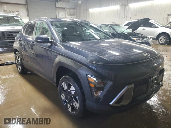 2024 Hyundai Kona SEL with VIN KM8HCCAB3RU044958, listed as a Copart auction lot 50397625 with 28,888 mi miles and Salvage Title. Bid and sale history available at carsss.com. Image 4.
