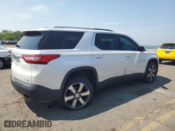 2018 Chevrolet Traverse LT z VIN 1GNERHKW7JJ231251, wystawiony jako Copart lot #60838765 z przebiegiem 120 678 mil mil oraz Szkoda całkowita • Salvage title. Historia ofert i sprzedaży dostępna na DreamBid. Obrazek 3.