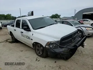 2023 Ram 1500 Express with VIN 3C6RR7KT9PG658247, listed as a Copart auction lot 57168235 with 30,253 mi miles and Salvage title. Bid and sale history available at DreamBid. Image 13.