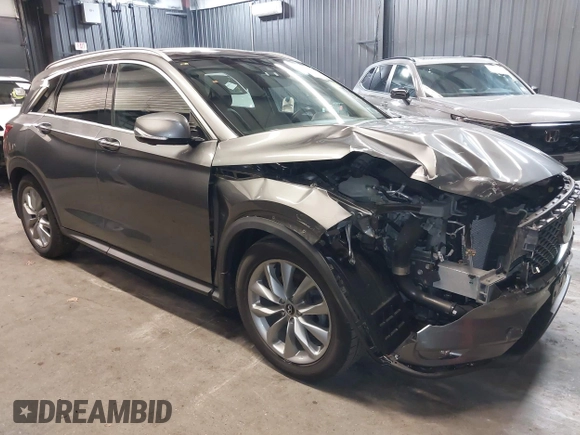 2019 Infiniti QX50 Essential with VIN 3PCAJ5M37KF141381, listed as a IAAI auction lot 42099327 with 55,177 mi miles and . Bid and sale history available at DreamBid. Image 6.