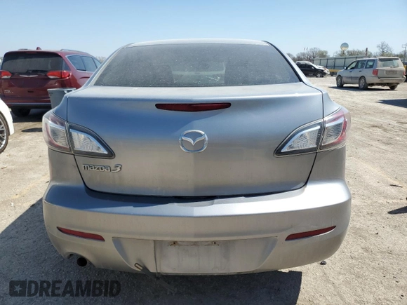 2013 Mazda 3 i SV with VIN JM1BL1TF9D1793448, listed as a Copart auction lot 50348115 with 115,046 mi miles and Salvage title. Bid and sale history available at DreamBid. Image 6.