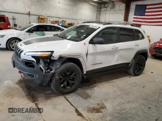 2017 Jeep Cherokee Trailhawk L Plus with VIN 1C4PJMBB4HD214429, listed as a Copart auction lot 58608395 with 117,403 mi miles and Clean title. Bid and sale history available at DreamBid. Image 1.