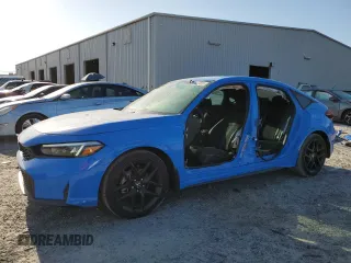 2025 Honda Civic Sport z VIN 19XFL2H84SE003405, wystawiony jako Copart lot #53112765 z przebiegiem 2481 mil mil oraz Szkody całkowita. Historia ofert i sprzedaży dostępna na DreamBid. Obrazek 1.