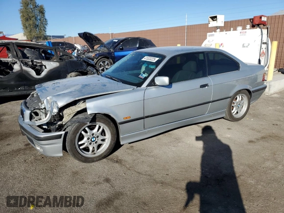 1997 BMW 3 Series 328is with VIN WBABG1329VET03924, listed as a Copart auction lot 41533225 with 96,208 mi miles and Salvage Title. Bid and sale history available at carsss.com. Image 1.