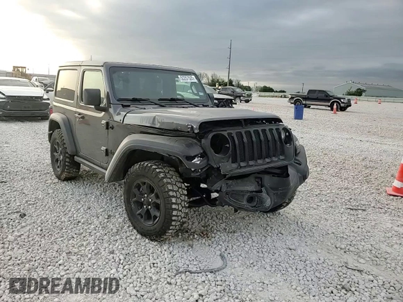 2022 Jeep Wrangler Willys Sport z VIN 1C4GJXAN2NW164546, wystawiony jako Copart lot #52257525 z przebiegiem 34 197 mil mil oraz Szkoda całkowita • Salvage title. Historia ofert i sprzedaży dostępna na DreamBid. Obrazek 11.