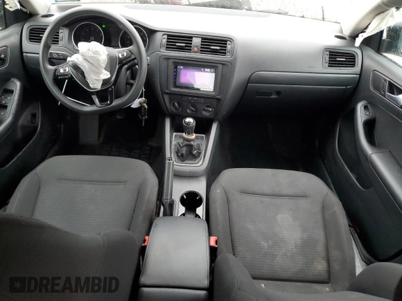 2015 Volkswagen Jetta S with VIN 3VW1K7AJ2FM303265, listed as a Copart auction lot 51550585 with 79,378 mi miles and Salvage title. Bid and sale history available at DreamBid. Image 8.