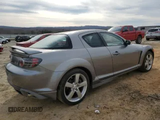 2005 Mazda RX-8 with VIN JM1FE173450156633, listed as a Copart auction lot 47253255 with 115,153 mi miles and Salvage Title. Bid and sale history available at carsss.com. Image 3.