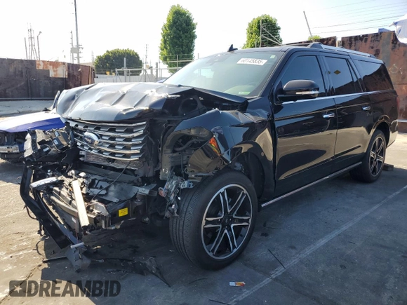 2021 Ford Expedition Max Limited with VIN 1FMJK2AT5MEA63053, listed as a Copart auction lot 60145835 with 39,783 mi miles and Salvage title. Bid and sale history available at DreamBid. Image 1.