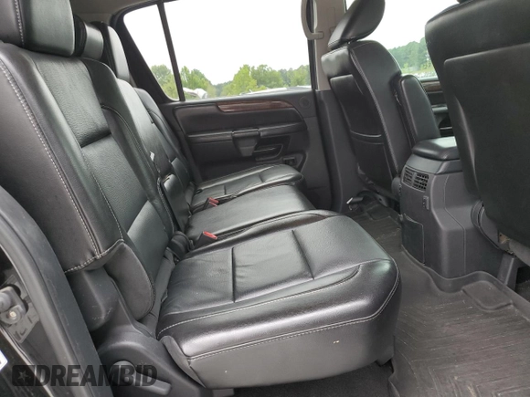 2012 Nissan Armada Platinum z VIN 5N1AA0NC4CN613049, wystawiony jako Copart lot #64414564 z przebiegiem 143 009 mil mil oraz Szkoda całkowita • Salvage title. Historia ofert i sprzedaży dostępna na DreamBid. Obrazek 11.