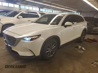 2020 Mazda CX-9 Touring with VIN JM3TCBCY7L0423428, listed as a Copart auction lot 57637204 with 38,265 mi miles and Salvage Title. Bid and sale history available at carsss.com. Image 1.