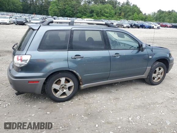 2003 Mitsubishi Outlander XLS with VIN JA4LZ41G53U061664, listed as a Copart auction lot 57995554 with 72,069 mi miles and Clean Title. Bid and sale history available at carsss.com. Image 3.