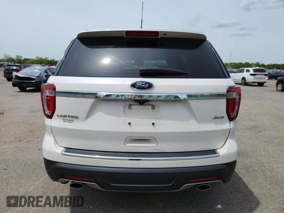 2018 Ford Explorer Limited z VIN 1FM5K8F82JGA01876, wystawiony jako Copart lot #58390955 z przebiegiem 108 345 mil mil oraz Szkoda całkowita • Salvage title. Historia ofert i sprzedaży dostępna na DreamBid. Obrazek 6.