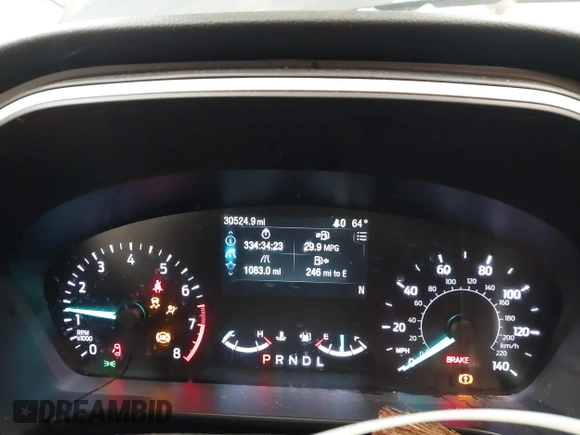 2020 Ford Escape SE with VIN 1FMCU9G67LUA50211, listed as a IAAI auction lot 42166974 with 30,524 mi miles and . Bid and sale history available at DreamBid. Image 7.