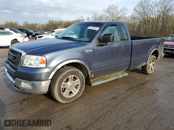 2004 Ford F-150 XL z VIN 1FTRF12W54NB48425, wystawiony jako Copart lot #53709745 z przebiegiem 104 456 mil mil oraz Szkody całkowita. Historia ofert i sprzedaży dostępna na DreamBid. Obrazek 1.