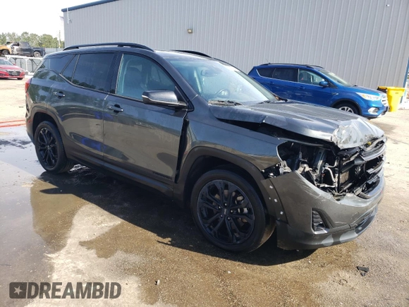2020 GMC Terrain SLT z VIN 3GKALPEX2LL133350, wystawiony jako Copart lot #51665235 z przebiegiem 125 568 mil mil oraz Szkoda całkowita • Salvage title. Historia ofert i sprzedaży dostępna na DreamBid. Obrazek 4.