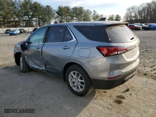 2023 Chevrolet Equinox LT with VIN 3GNAXUEG9PS150258, listed as a Copart auction lot 46547865 with 16,857 mi miles and Salvage Title. Bid and sale history available at carsss.com. Image 2.