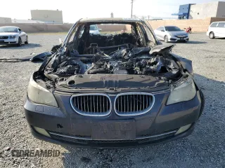 2009 BMW 5 Series 528i with VIN WBANU53509C119867, listed as a Copart auction lot 44187515 with Not Provided miles and Non Repairable. Bid and sale history available at carsss.com. Image 5.