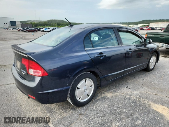 2007 Honda Civic with VIN JHMFA36277S001807, listed as a Copart auction lot 63754725 with 278,095 mi miles and Clean title. Bid and sale history available at DreamBid. Image 3.