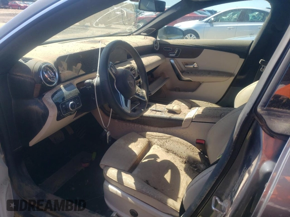 2020 Mercedes-Benz CLA with VIN W1K5J4HB0LN088819, listed as a Copart auction lot 58633461 with 58,595 mi miles. Bid and sale history available at carsss.com. Image 5.
