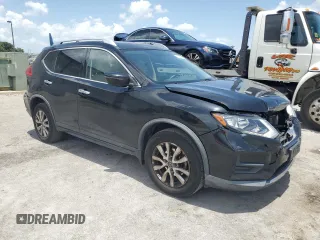 2017 Nissan Rogue SV with VIN KNMAT2MV6HP585747, listed as a Copart auction lot 60084945 with 96,604 mi miles and Salvage title. Bid and sale history available at DreamBid. Image 4.