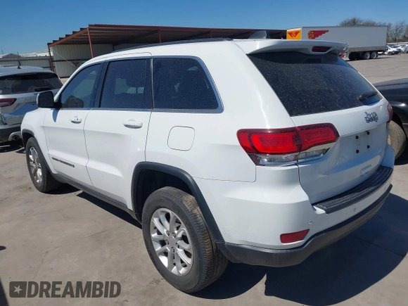 2022 Jeep Grand Cherokee WK Laredo X with VIN 1C4RJEAG7NC155843, listed as a IAAI auction lot 41749839 with 91,390 mi miles. Bid and sale history available at carsss.com. Image 3.