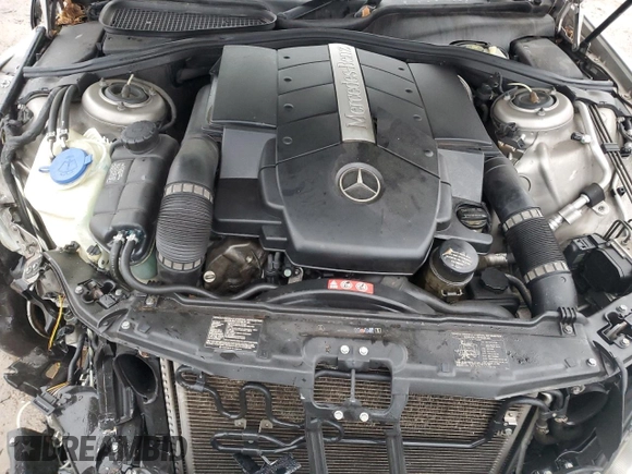 2005 Mercedes-Benz S-Class 4.3L with VIN WDBNG83JX5A455457, listed as a Copart auction lot 86955214 with 0 mi miles and Salvage Title. Bid and sale history available at carsss.com. Image 11.