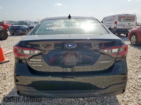 2024 Subaru Legacy Limited with VIN 4S3BWAN68R3024617, listed as a Copart auction lot 60344715 with 7,858 mi miles and Salvage title. Bid and sale history available at DreamBid. Image 6.