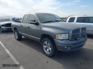 2005 Dodge Ram 1500 SLT with VIN 1D7HA18D55S355017, listed as a IAAI auction lot 41224611 with 126,997 mi miles. Bid and sale history available at carsss.com. Image 1.