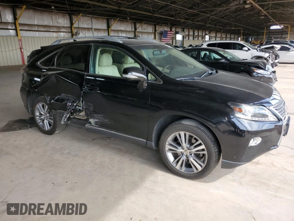 2015 Lexus RX 350 with VIN 2T2BK1BA2FC322955, listed as a Copart auction lot 58082485 with 121,533 mi miles and Salvage title. Bid and sale history available at DreamBid. Image 4.