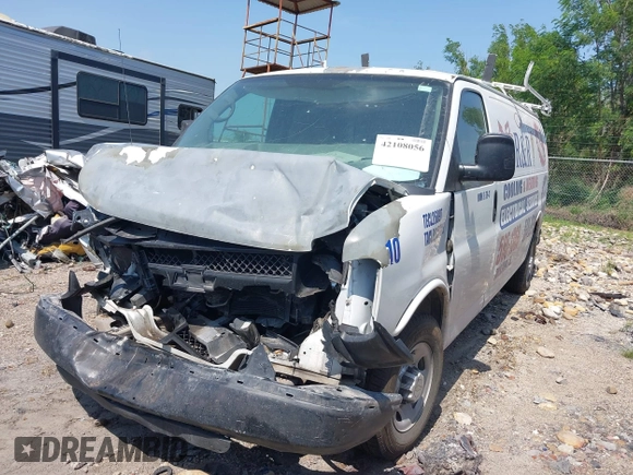 2011 Chevrolet Express Cargo with VIN 1GCWGGCA2B1129681, listed as a IAAI auction lot 42108056 with Not provided miles and . Bid and sale history available at DreamBid. Image 2.